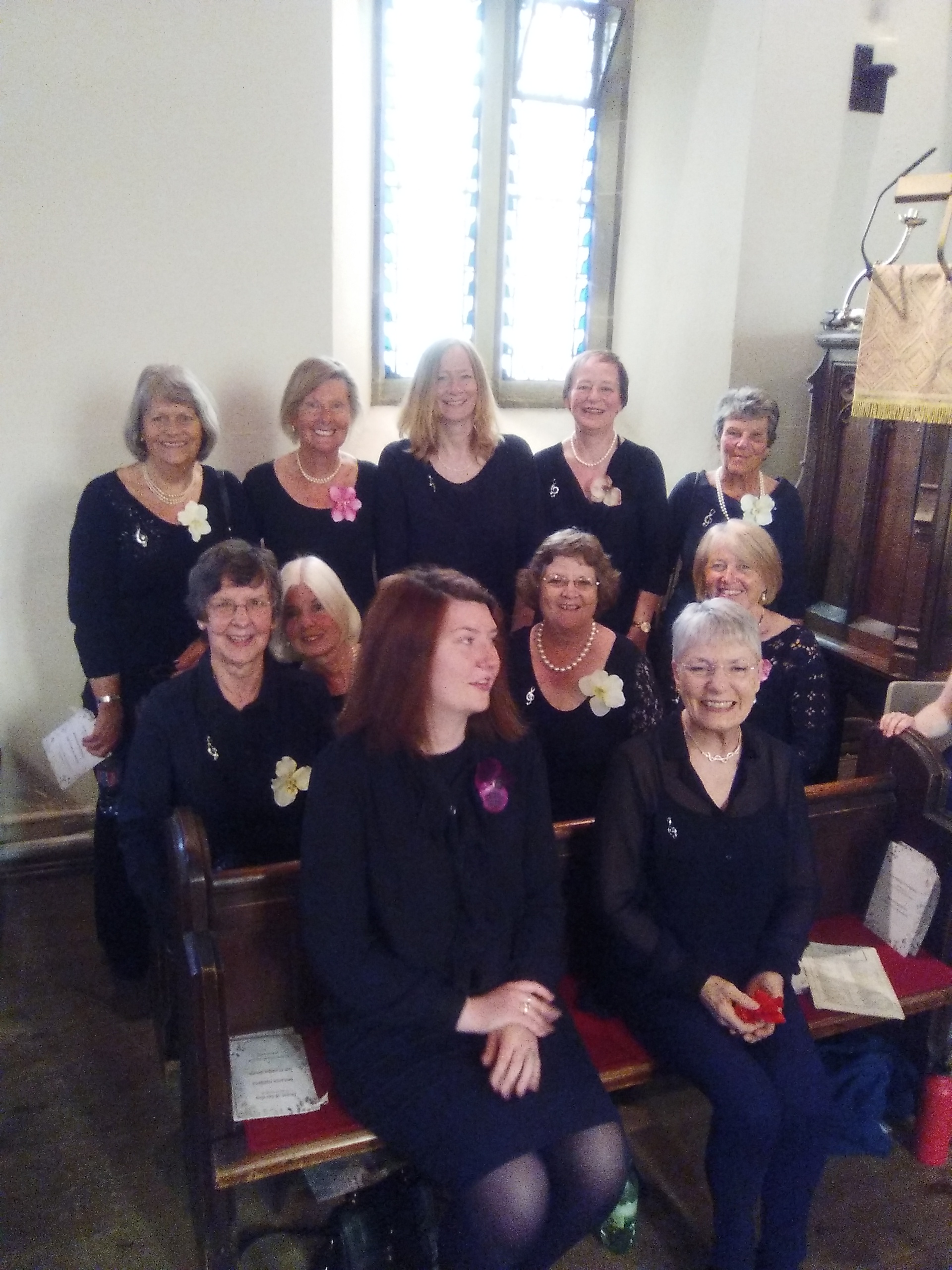 North Ferriby Ladies Choir - Waiting for the bride and groom at Ellerker Church